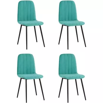 Стул Easy велюр мятный 4 шт Stool Group арт.УТ000037703
