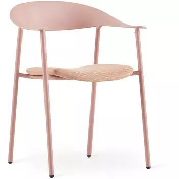 Стул Eila с подушкой пластик розовый Stool Group арт.УТ000039780