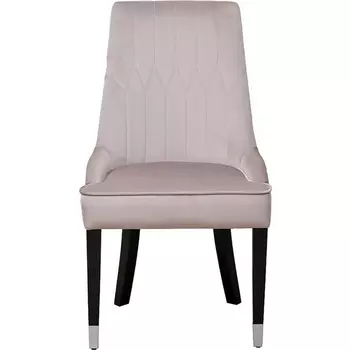 Стул Elegante велюр жемчужно-серый Colt1001 56*65*101см Garda Decor арт.ELEGANTE-2K-Colt1001