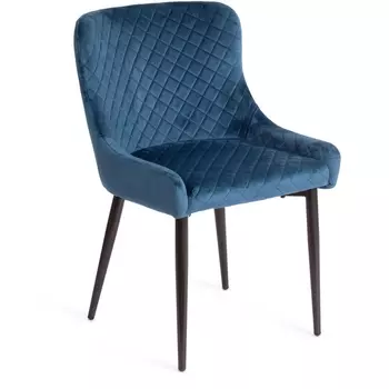 Стул ELI (mod. 8202) синий (G062-48)/черный (металл/ткань) (Tetchair)