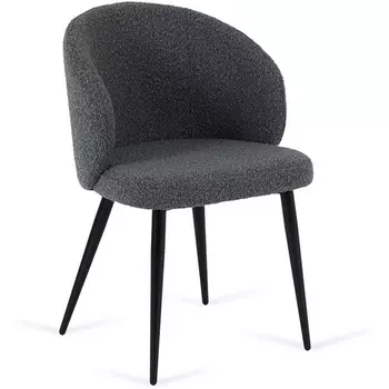 Стул Emma ОГОГО Обстановочка! (Металл,Букле/Темно-серый) арт.923233