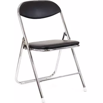 Стул Everprof Joker Chrome Экокожа Черный