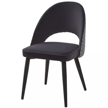 Стул BLACK, велюр M-City FLAVOUR C1228FBLACK