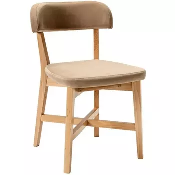 Стул Frank Pro Diag Beige/Натуральный бук R-Home арт.400010988h