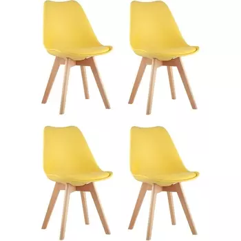 Стул FRANKFURT желтый 4 шт. Stool Group арт.УТ000036614