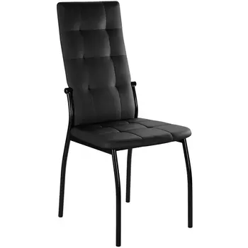 Стул ГАЛС-М каркас черный/ к/з черный Dikline 00-00058731