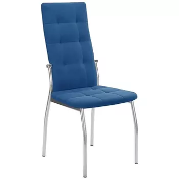 Стул ГАЛС-М каркас хром/ B8 BLUE Dikline 00-00058150 (2 шт.)