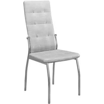 Стул ГАЛС-М каркас хром/ KL12 светло-серый Dikline 00-00059728 (2 шт.)