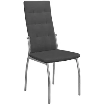 Стул ГАЛС-М каркас хром/ KL14 серый Dikline 00-00059731