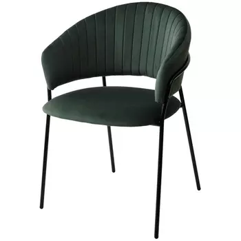 Стул ГЕММА, цвет изумрудный #H30, велюр / черный каркас M-City ГЕММА 688M04303