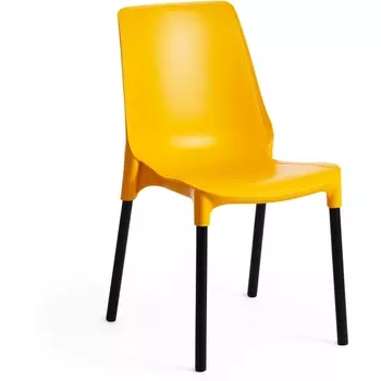 Стул GENIUS (mod 75) / 1 шт. в упаковке (Металл,Пластик /Желтый,Черный) Tetchair