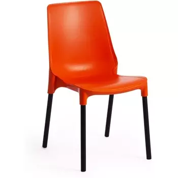 Стул GENIUS (mod 75) / 1 шт. в упаковке (Металл,Пластик /Оранжевый,Черный) Tetchair