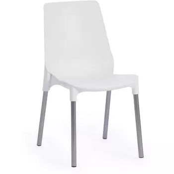Стул GENIUS (mod 75) / 2 шт. в упаковке Tetchair (Металл,Пластик/Белый) арт.24504