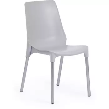 Стул GENIUS (mod 75) / 2 шт. в упаковке Tetchair (Металл,Пластик/Серый) арт.24502