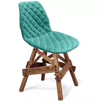 Стул голубая лагуна/чер/дуб брашированный кор Sheffilton SHT-ST29-C12/S71 3253425502