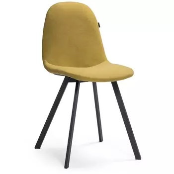 Стул горчичный / черный каркас Woodville Агот 464862