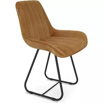 Стул горчичный/черный муар Sheffilton SHT-ST37/S38 9023478203