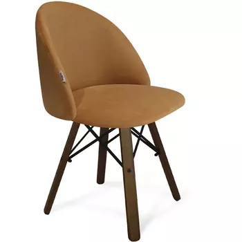 Стул горчичный/темный орех/черный Sheffilton SHT-ST35/S70 3801796404