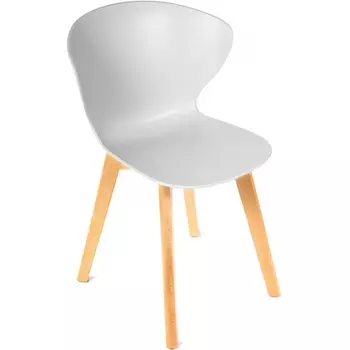 Стул Gracia белый с деревянными ножками Bradexhome арт.FR 0031 Bradex Home