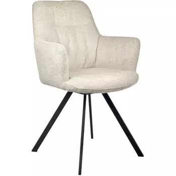 Стул Grant латте шенил на поворотном механизме Bradex Home арт.FR 1002