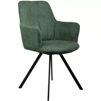 Стул Grant зелёный шенил на поворотном механизме Bradex Home арт.FR 1004