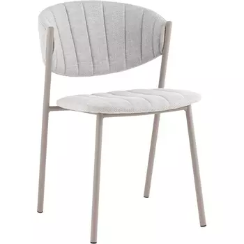 Стул Харпер ткань рогожка серо-голубой каркас серый матовый Stool Group (арт.УТ000038934)