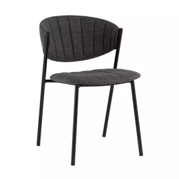 Стул Харпер ткань рогожка тёмно-серый Stool Group арт.УТ000036753