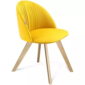 Стул имперский жёлтый/прозрачный лак Sheffilton SHT-ST35-1/S39 7204911202