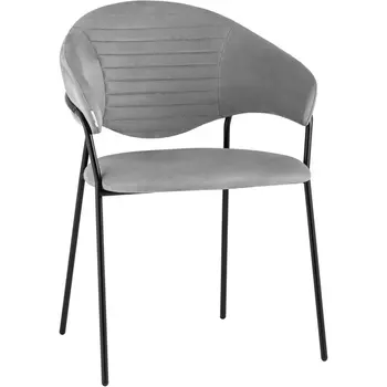 Стул Stool Group Алексис искусственная замша серый УТ000035498