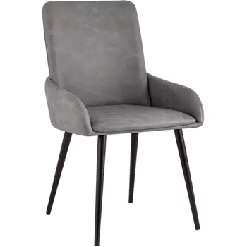 Стул искусственная замша серый Stool Group Мюнхен УТ000035937