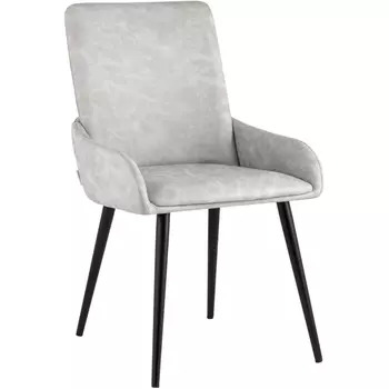 Стул искусственная замша светло-серый Stool Group Мюнхен УТ000035939