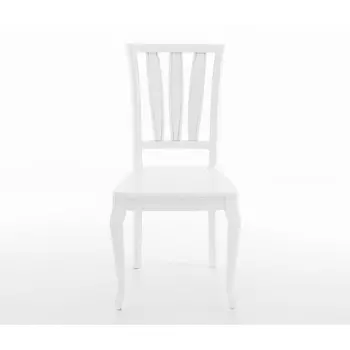 Стул Кабриоль Жесткий, Белый, 100378 Аврора