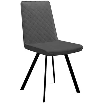 Стул KL14 серый, ножки черные Dikline 00-00059750