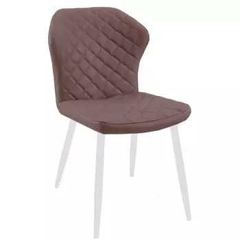 Стул кож/зам STONE, ножки белые Dikline 00-00049335