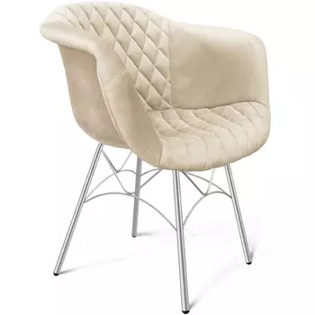 Стул кремовый/хром лак Sheffilton SHT-ST31-С2/S107 6126785601