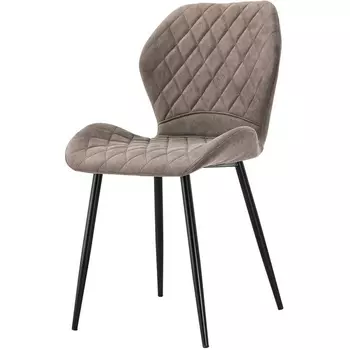 Стул ESF LARA FSC114 серый PU PK970 7#