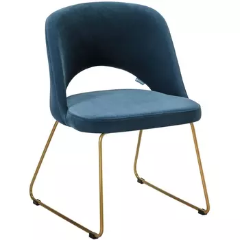 Стул Lars Diag blue/Линк золото R-Home арт.410120154h_Diag blue