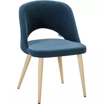 Стул Lars Diag blue/нат.дуб R-Home арт.410120151h_Diagblue_н.дуб