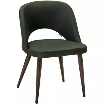Стул Lars темно-зеленый/т.орех R-Home арт.410120122h_Dark_Green_т.орех