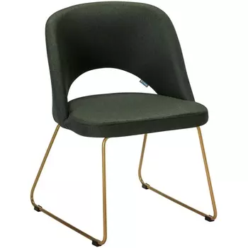 Стул Lars тёмно-зеленый/Линк золото R-Home арт.410120124h_Dark_Green