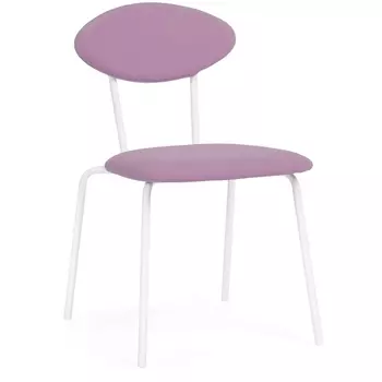 Стул Woodville на металлокаркасе Мареон катания лаванда / белый матовый 510615