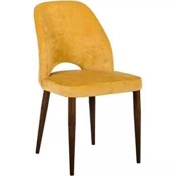 Стул Ledger Желт/Темный Орех R-Home арт.4101230h_ЖелтТОрех