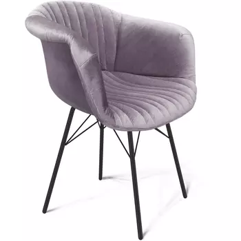 Стул ледяная лаванда/черный муар Sheffilton SHT-ST31-C1/S64 6005478102