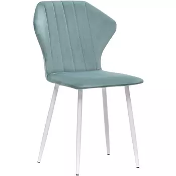 Стул Leset Гувер полоса (Каркас белый, Велюр ULTRA MINT Ментол) 2500000103544