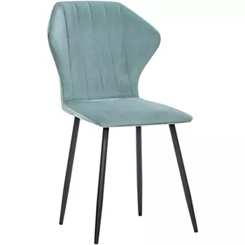 Стул Leset Гувер полоса (Каркас чёрный, Велюр ULTRA MINT Ментол) 2500000103506