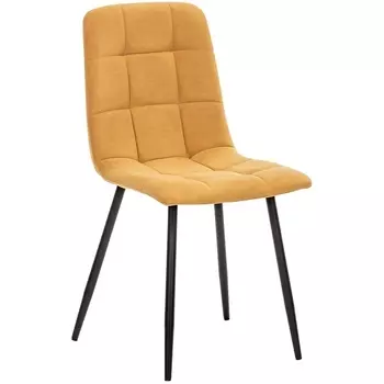 Стул Leset Скай New (металл Черный/велюр ULTRA MUSTARD Горчичный) 2500000097270