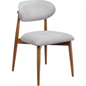 Стул Lucas 3 серый букле с ножками цвета орех Bradexhome арт.RF 0798 Bradex Home