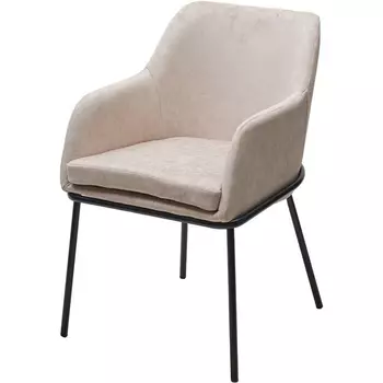 Стул M-City АЛИСТЕР, цвет RAIN 2 какао велюр / черный каркас