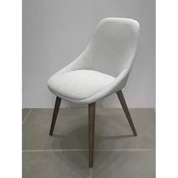 Стул M-City DANIEL Grey Lena-450, ткань / орех