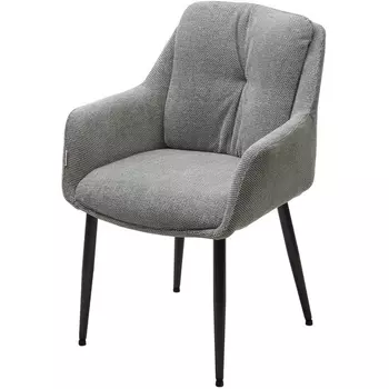 Стул M-City DORE Garna-018 серый, ткань / черный каркас